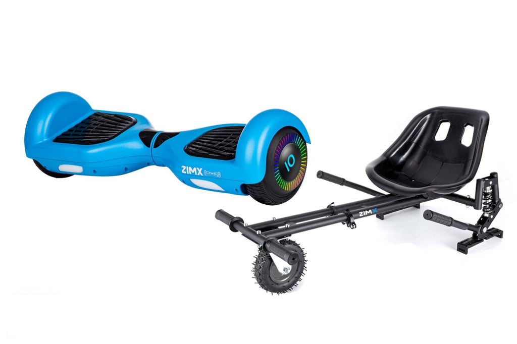 Blue HB2 Hoverboard Swegway Segway with LED Wheels UL2272 Certified + HK8 Hoverkart