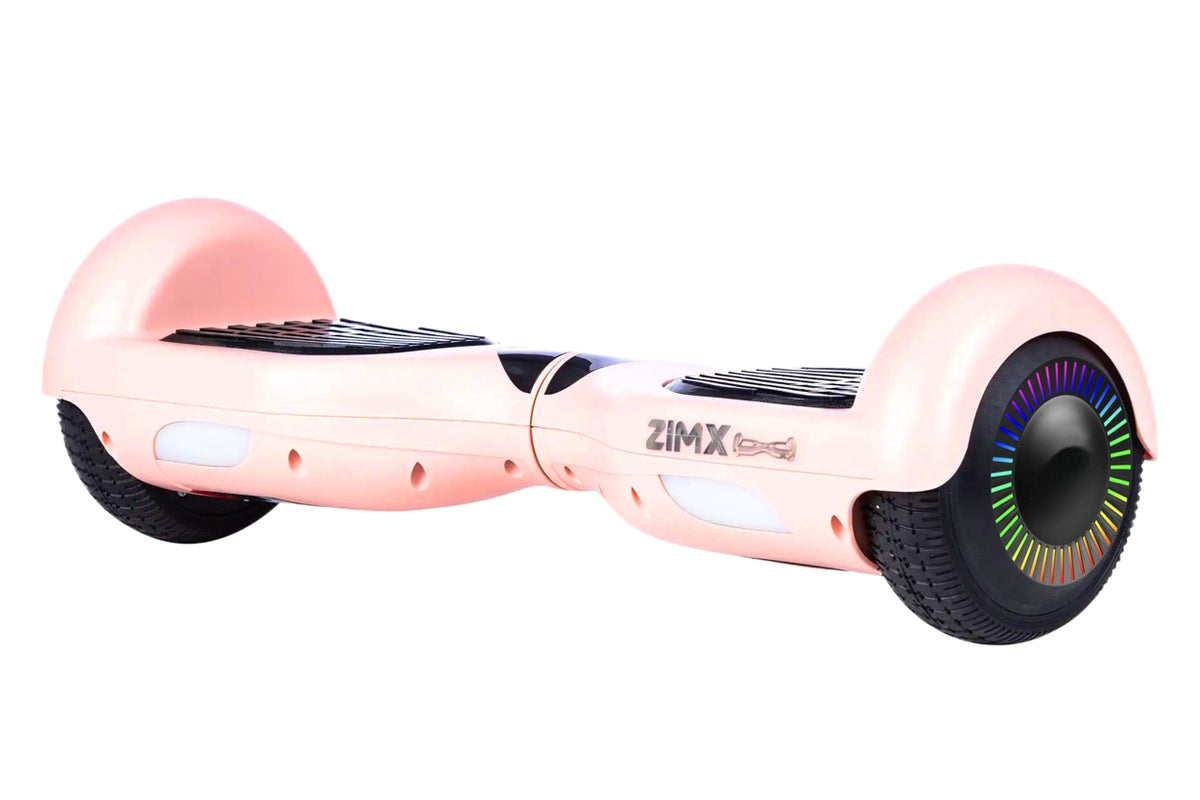 Rose Gold Hoverboard Swegway Segway with LED Wheels UL2272 Certified + HoverBike Black