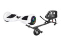 White Hoverboard Swegway Segway with LED Wheels UL2272 Certified + HK5 Black