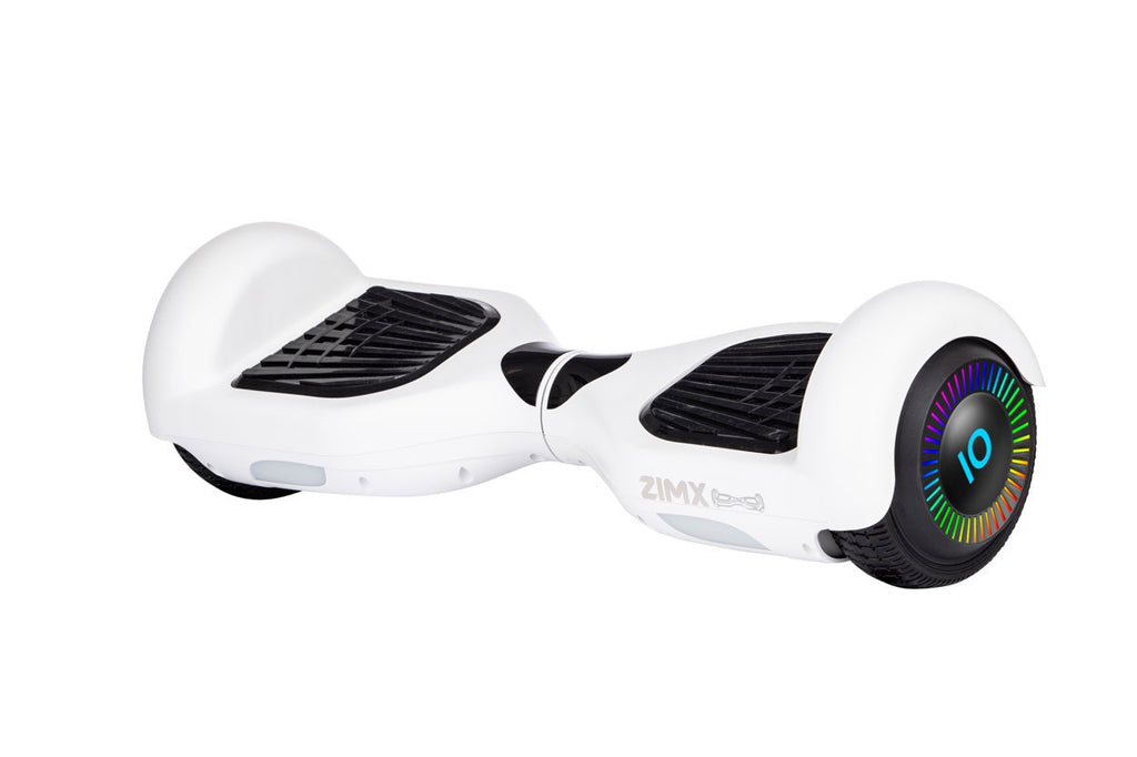 White Hoverboard Segway with LED Wheels Certified UL2272 