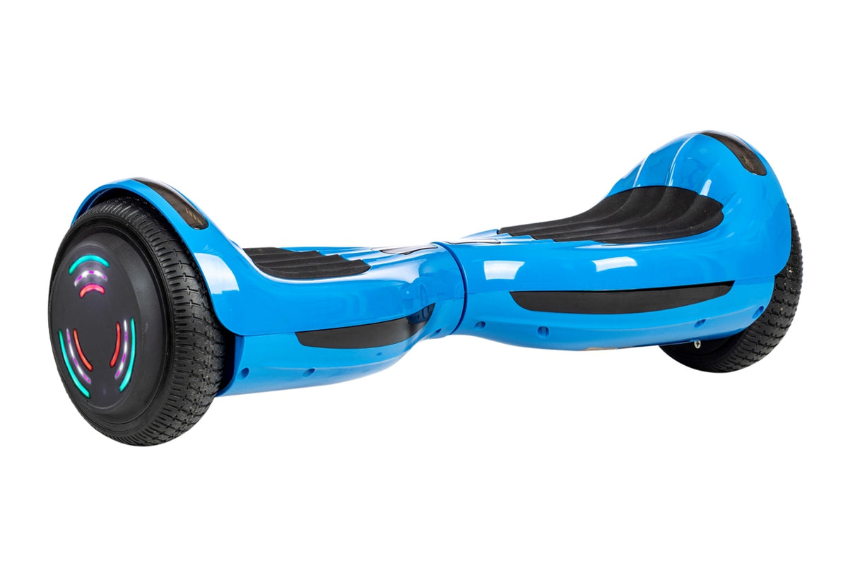 Blue Hoverboard Swegway Segway Bluetooth and LED Wheels UL2272 Certified