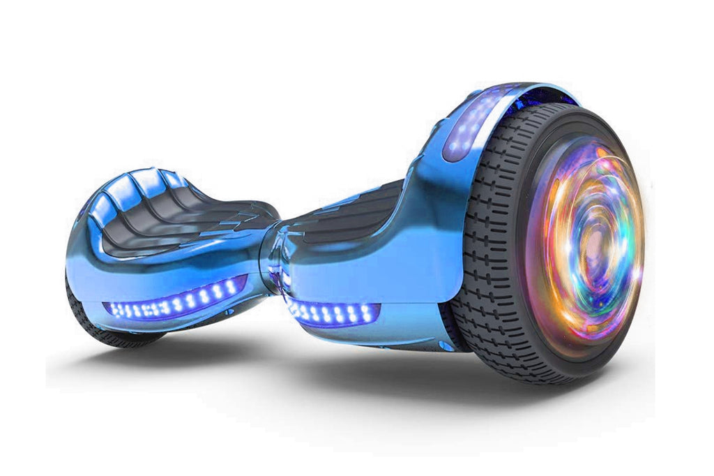Blue Hoverboard Swegway Segway Bluetooth and LED Wheels UL2272 Certified