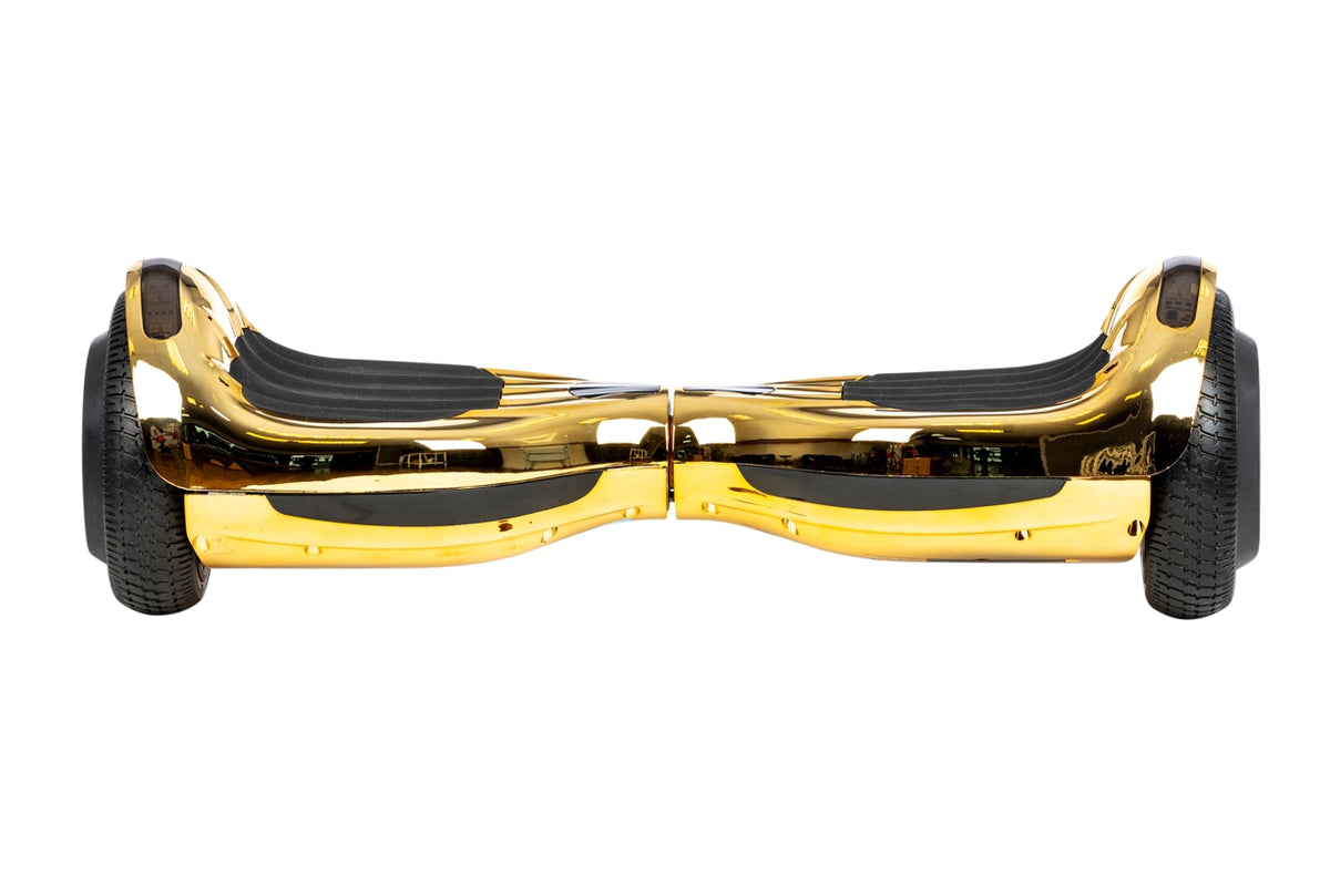 Gold Chrome Hoverboard Swegway Segway Bluetooth and LED Wheels UL2272 Certified