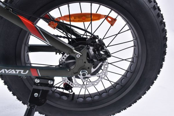 M0320F Black Fat Tyre Commuter EBike