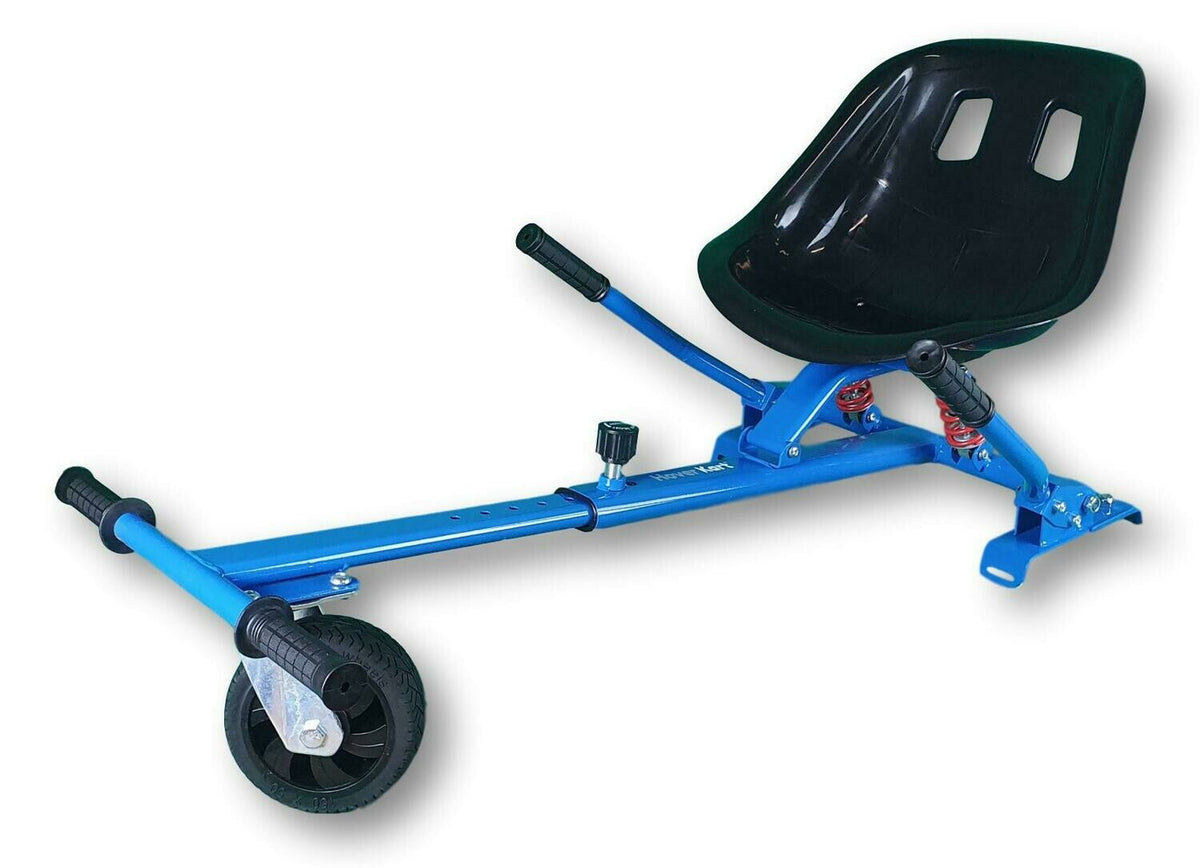 Blue HoverKart HK5 - With Suspension and Off-Road Front Wheel Steer