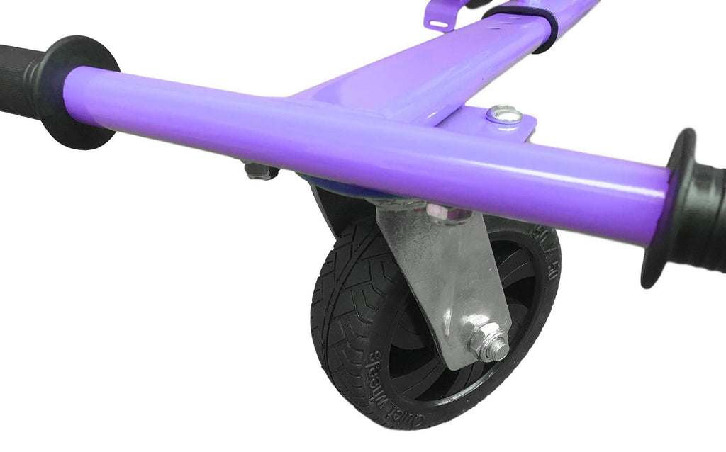 White Hoverboard Swegway Segway with LED Wheels UL2272 Certified + HK5 Purple