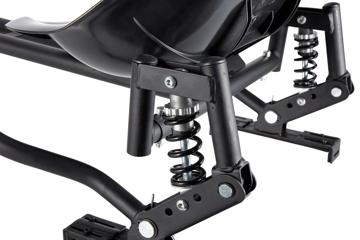 ZIMX HK8 Hoverkart (Black) - With Suspension and Off-Road Front Wheel Steer