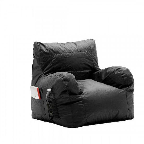 Black Dorm Bean Bag Chair