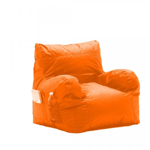 Orange Dorm Bean Bag Chair