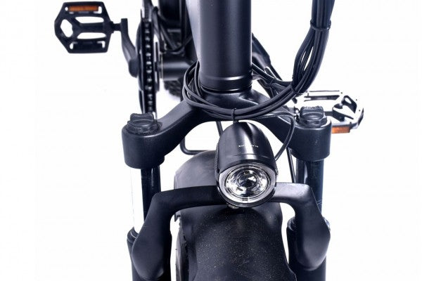 M0320F Black Fat Tyre Commuter EBike