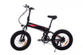 M0320F Black Fat Tyre Commuter EBike