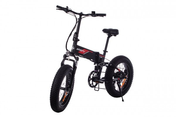 M0320F Black Fat Tyre Commuter EBike