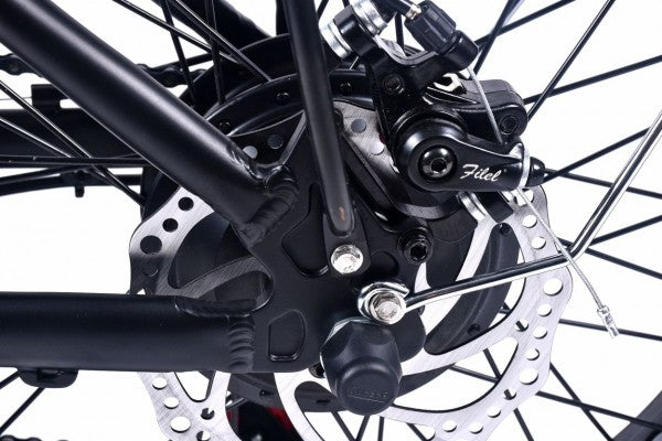 M0320F Black Fat Tyre Commuter EBike