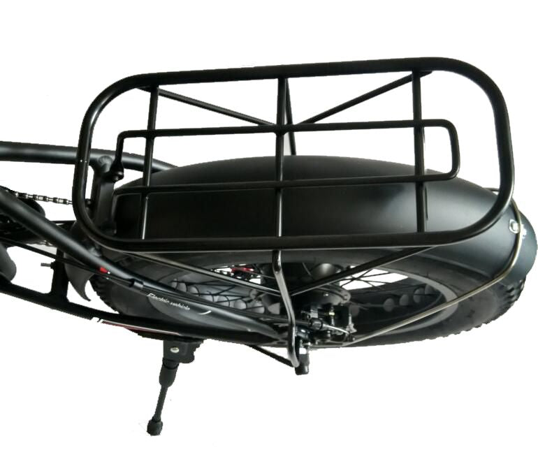 M0320F Black Fat Tyre Commuter EBike