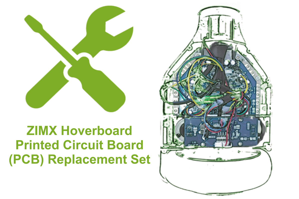 Hoverboard PCB Replacement Pack of your ZIMX Hoverboard at our Repair Centre