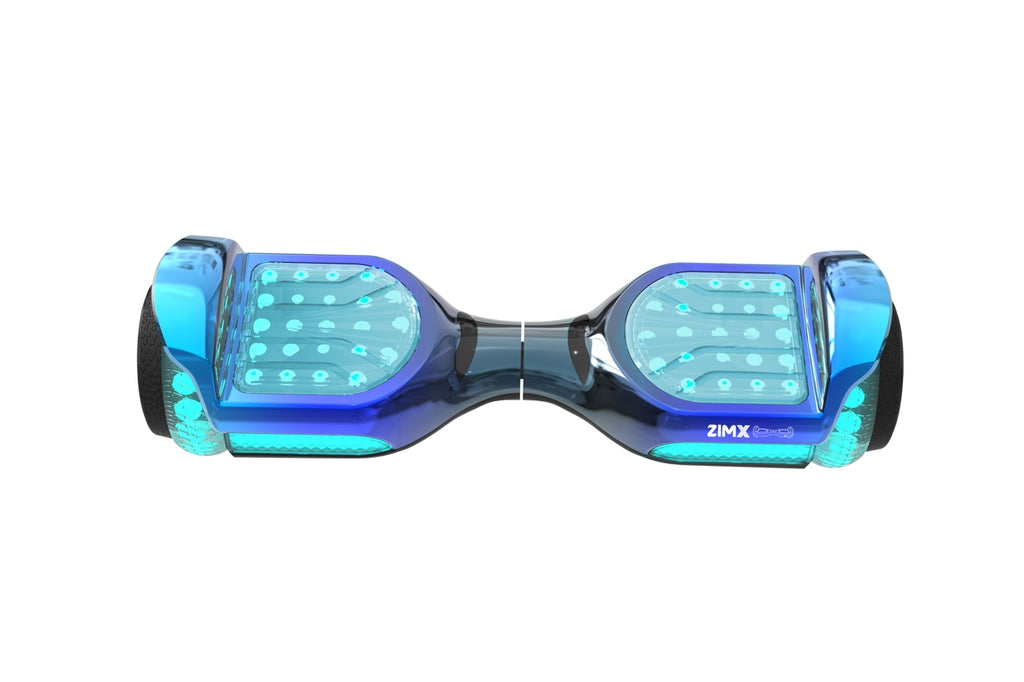 Grey Blend Self Balancing Scooter Hoverboard Swegway with Bluetooth and INFINITY LED Tyres & Wheels + LED Foot Pads UL2272 Certified