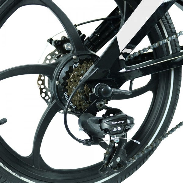 S9 EVE Black and White Combo Commuter EBike