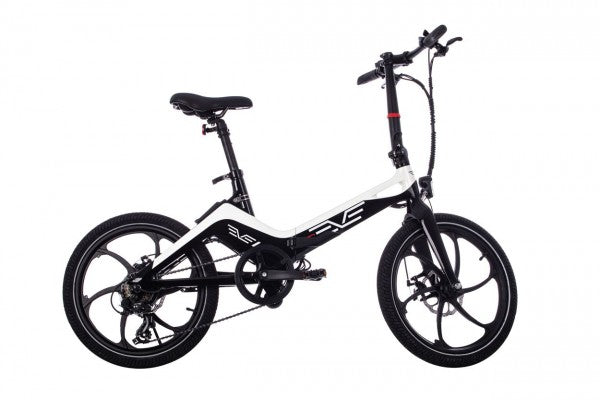 S9 EVE Black and White Combo Commuter EBike
