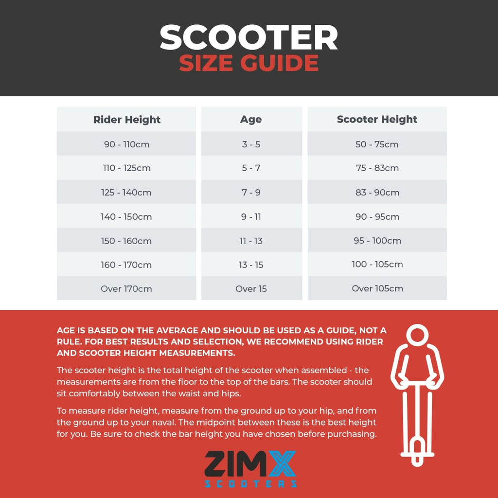 ZIMX ZX TRACK Dirt Scooter - Sky Blue