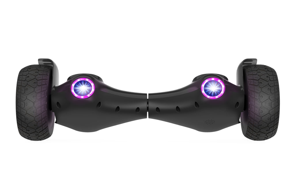 ZIMX G2 JET - BLACK All Terrain Hoverboard, 8.5 inch Off Road Bluetooth Hoverboard with Infinity LED Wheels, UL2272 Certified + HK8