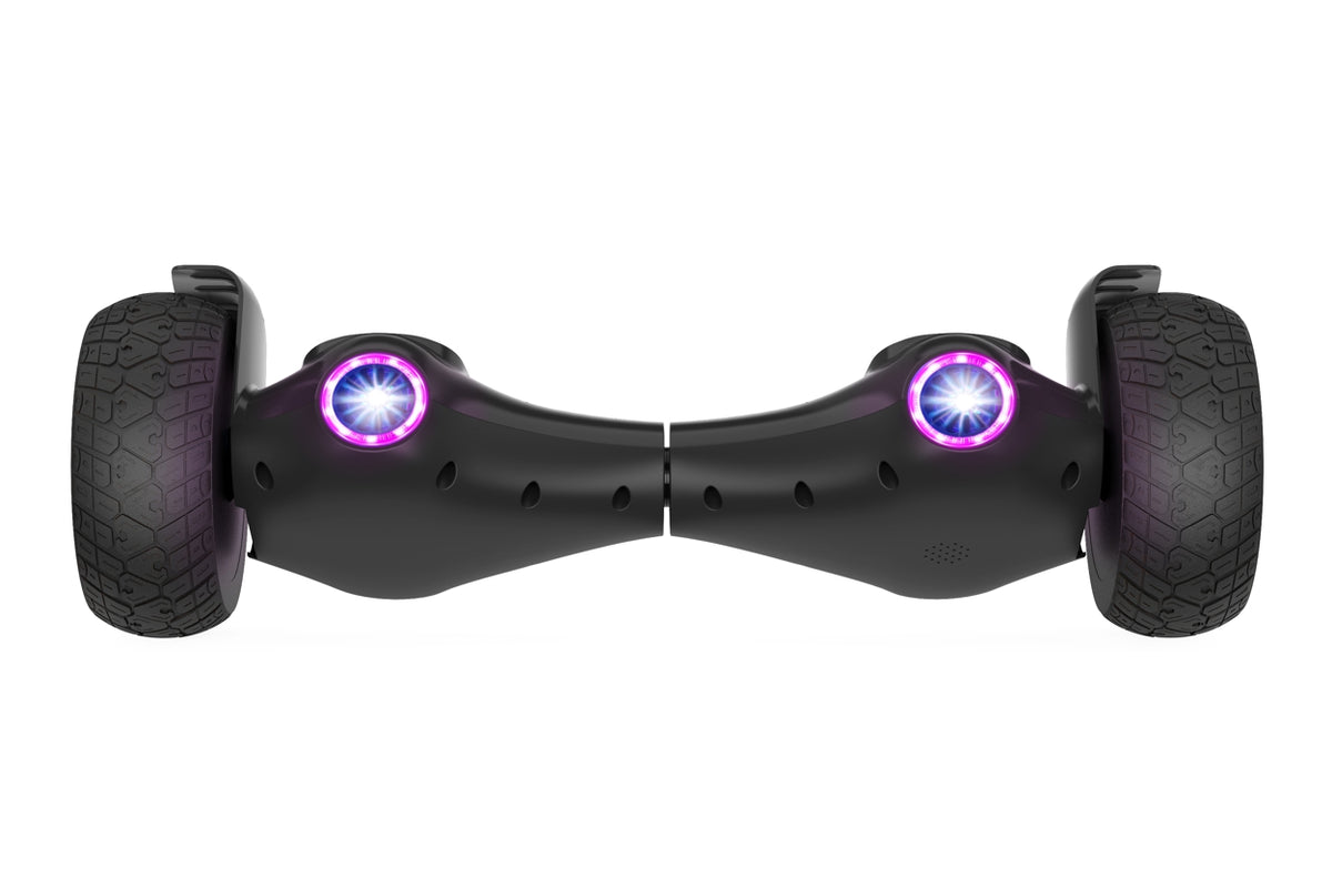ZIMX G2 JET - BLACK All Terrain Hoverboard, 8.5 inch Off Road Bluetooth Hoverboard with Infinity LED Wheels, UL2272 Certified + HK5 Black
