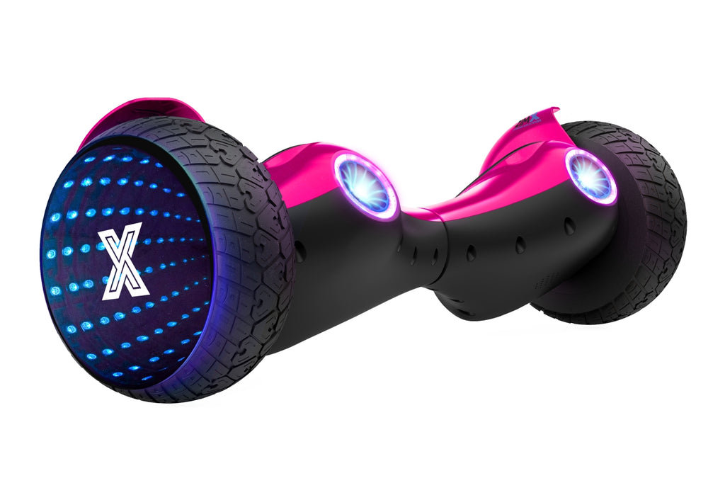 ZIMX G2 JET - PINK All Terrain Hoverboard, 8.5 inch Off Road Bluetooth Hoverboard with Infinity LED Wheels, UL2272 Certified