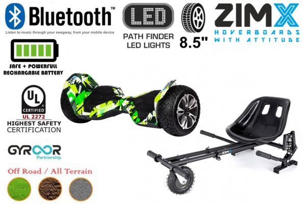 Black G2 Pro Off Road Hoverboard Swegway Segway UL2272 Certified HK5 Hoverkart Black