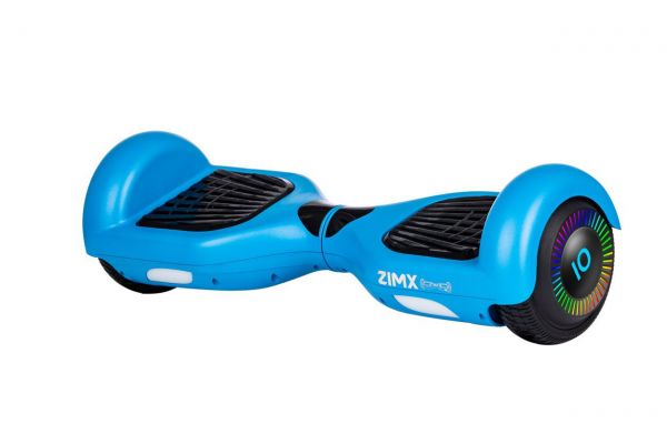Refurbed ZIMX HB2 Blue 6.5 Hoverboard Swegway with LED Wheels