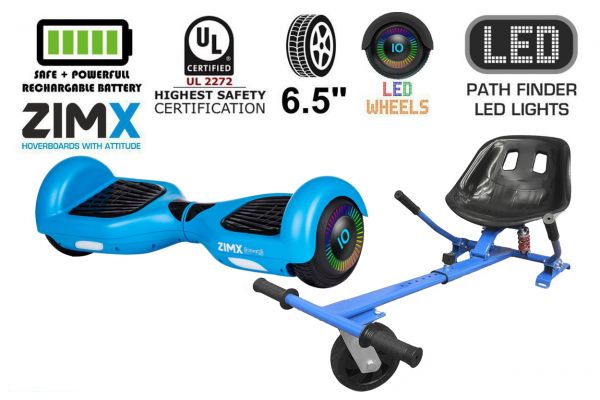 Blue wheels hoverboard clearance