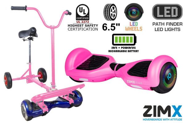 A pink hoverboard best sale