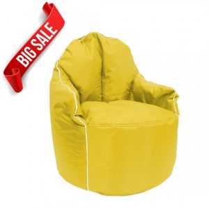 Yellow Petal Bean Bag Arm Chair