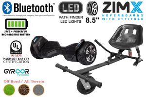 Black G2 Pro Off Road Hoverboard Swegway Segway + HoverKart HK5 Black