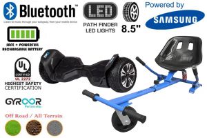 Black G2 Pro Off Road Hoverboard Swegway Segway UL2272 Certified + HK5 Hoverkart Blue