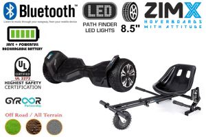 Black G2 Pro Off Road Hoverboard Swegway Segway UL2272 Certified + HK8 Hoverkart Black