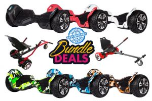 Refurbed 8.5" ZIMX G2 Pro Off Road Hoverboard Swegway with Bluetooth + Hoverkart 