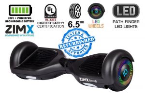 Refurbed - ZIMX HB2 Black 6.5" Hoverboard Swegway with LED Wheels