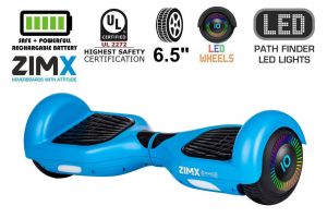 Blue Hoverboard Swegway Segway with LED Wheels UL2272 Certified