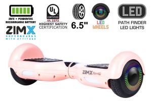Rose Gold Hoverboard Swegway Segway with LED Wheels UL2272 Certified