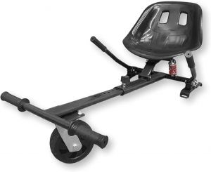 Black HoverKart HK5 - With Suspension and Off-Road Front Wheel Steer