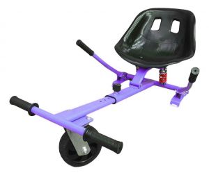 Purple HoverKart HK5 - With Suspension and Off-Road Front Wheel Steer