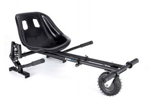 ZIMX HK8 Hoverkart (Black) - With Suspension and Off-Road Front Wheel Steer