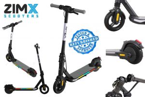 Refurbed ZIMX ZX APEX - Kids Electric Folding Scooter UL2272 Certified - Black
