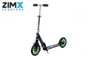 ZIMX ZX CORE Lighted Scooter - Green