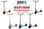 REFURBED - ZIMX ZX TRACK DIRT SCOOTER - SUITS 8 YRS+