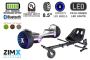 ZIMX G2 JET - SILVER All Terrain Hoverboard, 8.5 inch Off Road Bluetooth Hoverboard with Infinity LED Wheels, UL2272 Certified + HK8